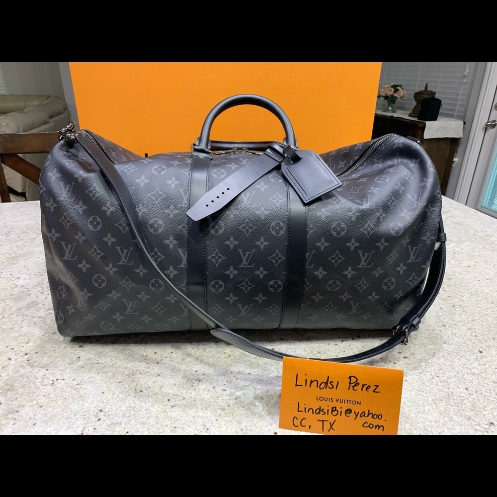 Louis Vuitton Keepall 55 bandolier eclipse